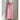 Knot Front Zip Back Flare Skirt - Baby Pink