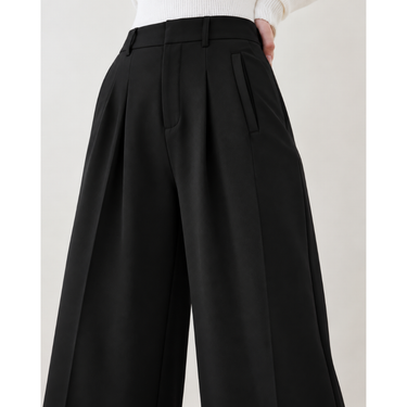 BLACK Waist Tailored Pants