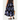 MIDNIGHT BLACK PLEATED SKIRT