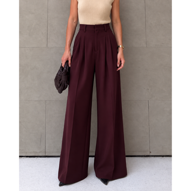 WINE Waist Tailored Pants