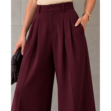 WINE Waist Tailored Pants