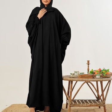 Minimal Black Kaftan