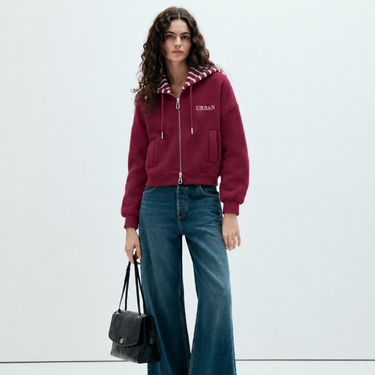 Burgundy Urban Hoodie