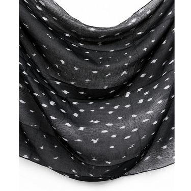 Printed Modal Lawn Hijab -Black deer