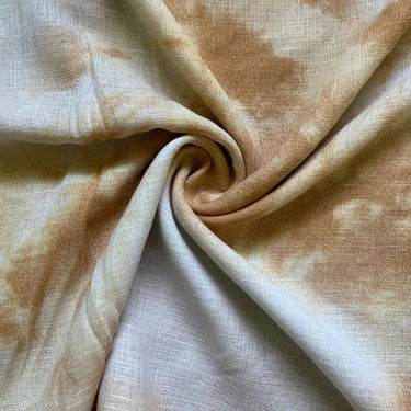 Tie-Dye Chic Lawn Hijab - Creamy White