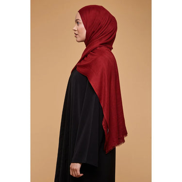 London Lenzing Modal Hijab - Maroon