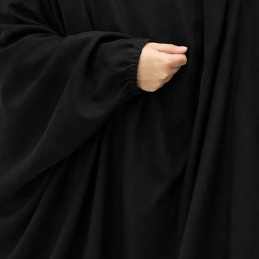 Full Coverage Namaz Chaddar - Jet Black