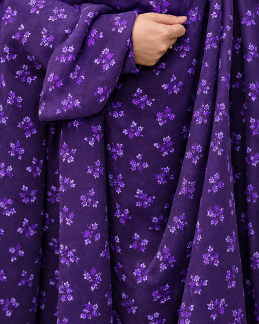 Full Coverage Namaz Chaddar - IRIS PURPLE