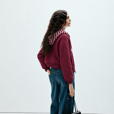 Burgundy Urban Hoodie