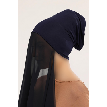 Instant Georgette Hijab With Inner Cap