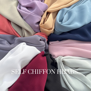 Self Chiffon Hijabs