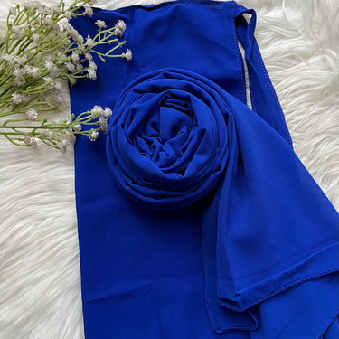 Hijab Naqab Set - Royal Blue