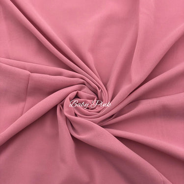 Plain Georgette - Baby Pink