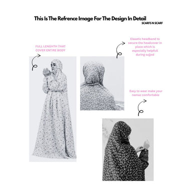 Full Coverage Namaz Chaddar - POLKA DOT