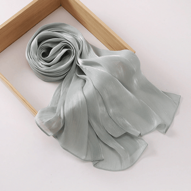 Organza Silk Hijab - Misty Morn